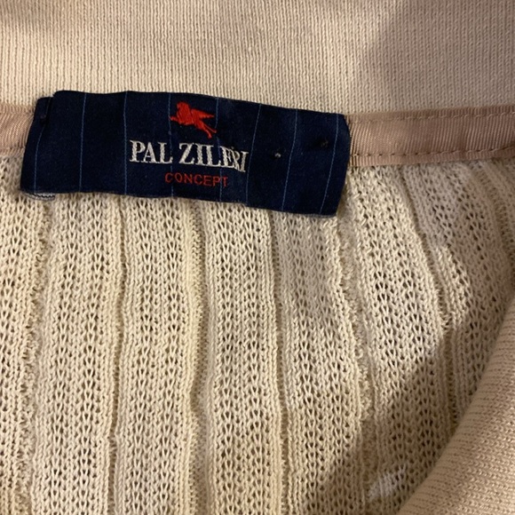 Pal Zileri Classic Beige Polo Shirt size 52 - Picture 2 of 4
